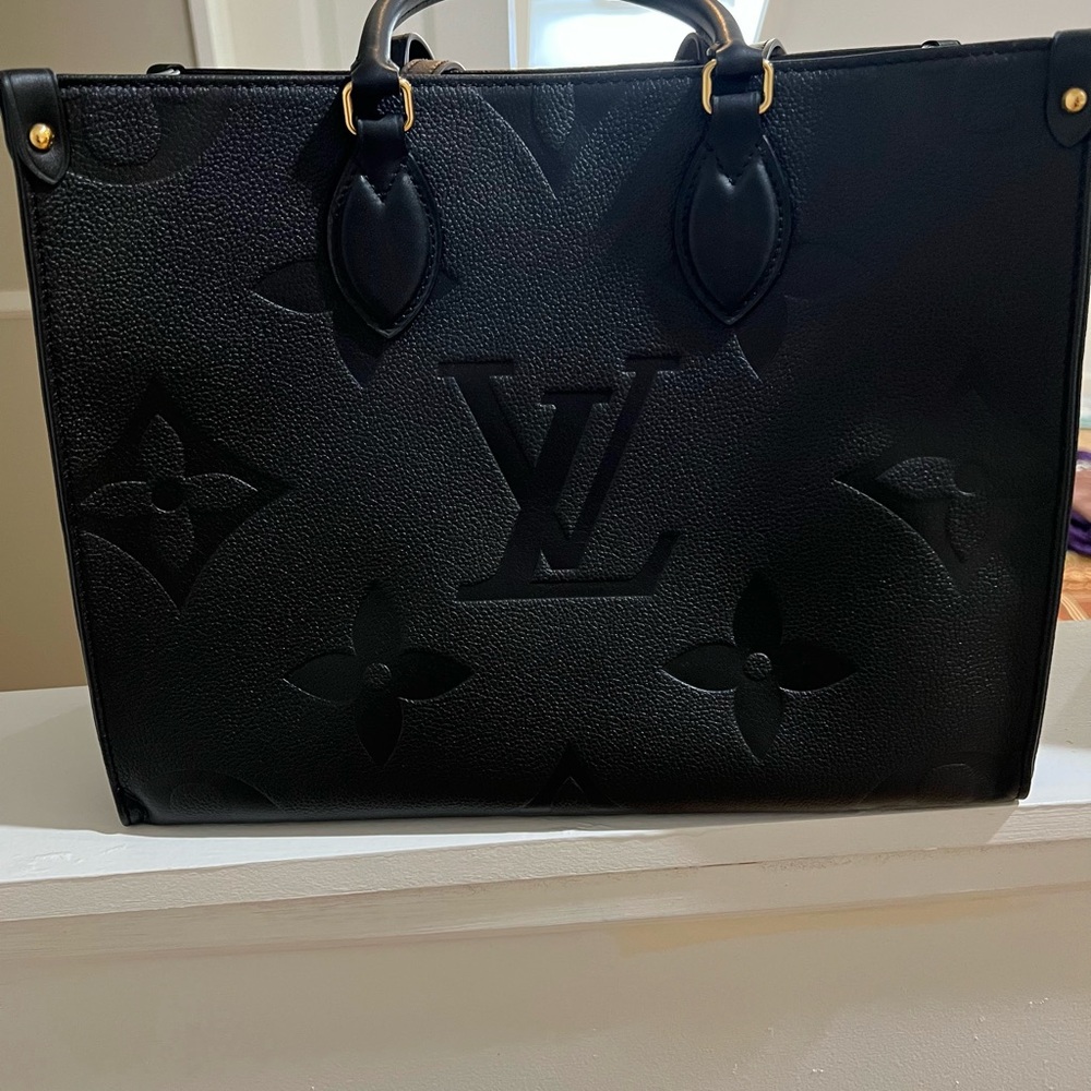 Large leather tote - new in box